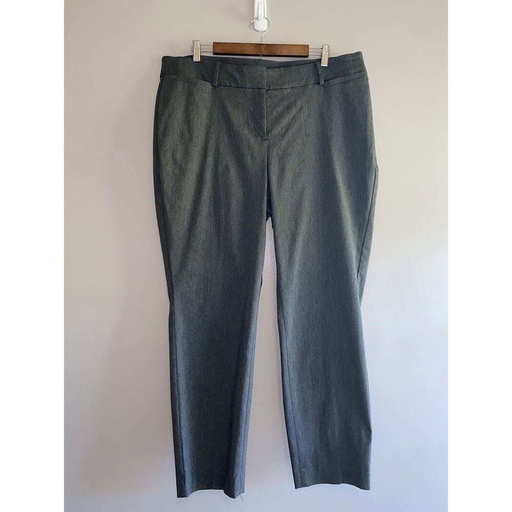 LANE BRYANT The Allie 18 Stretch Ankle Mid-Rise Pants - Curated By Rua'h Kibriya